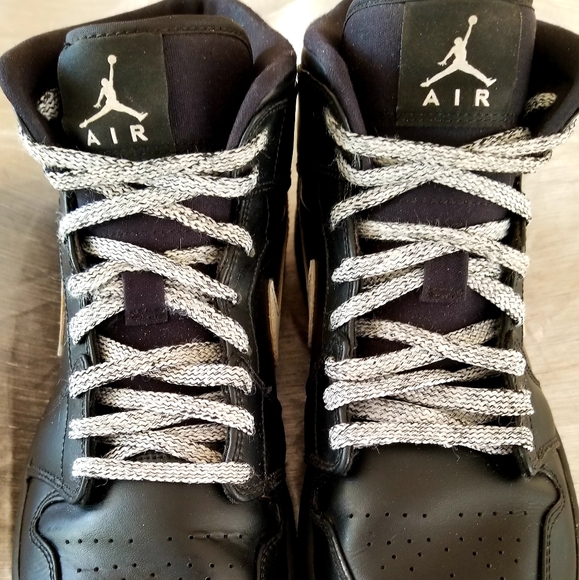 Jordan 1 All Black/White logo - Picture 9 of 9